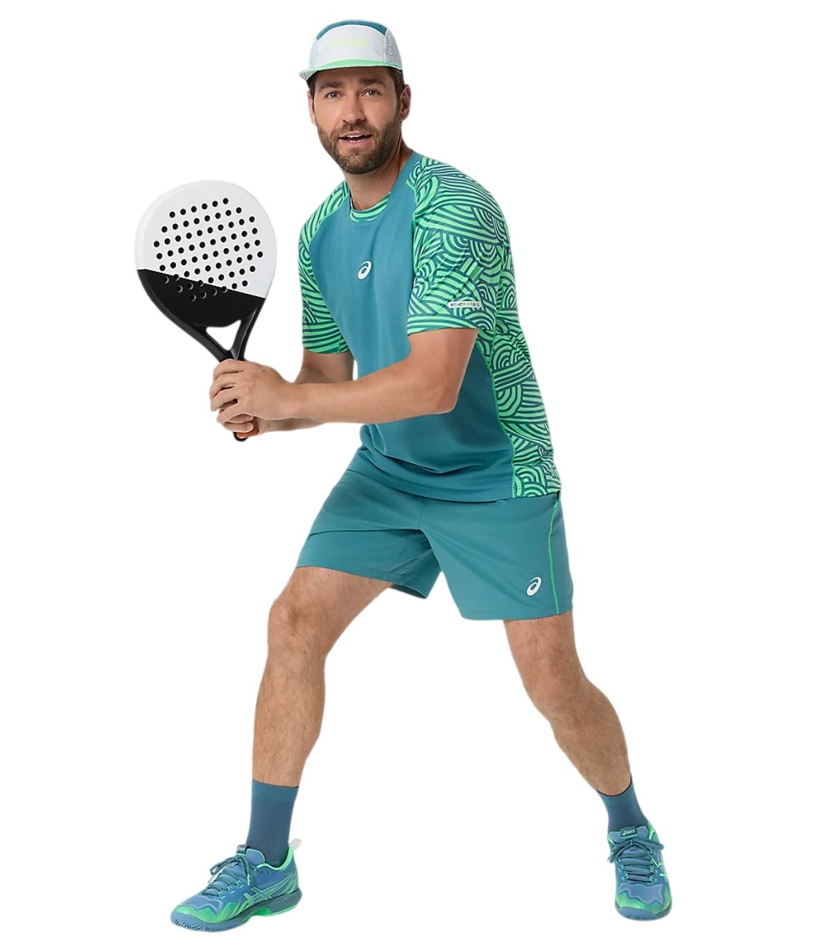 Asics - Conjunto Celeste para Hombre - Padel Court All Over