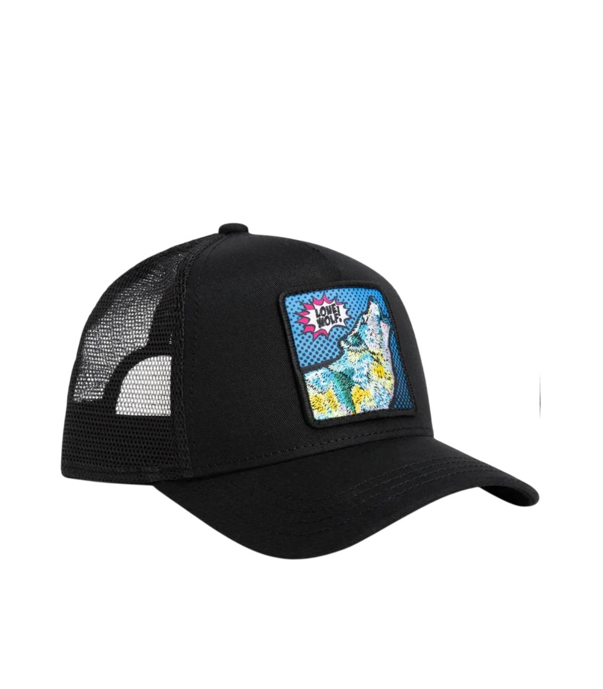 Goorin - Gorra Negra Unisex - Lone Wolf