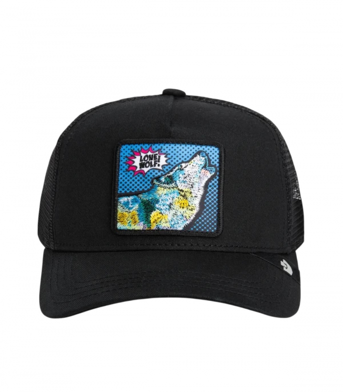 Goorin - Gorra Negra Unisex - Lone Wolf
