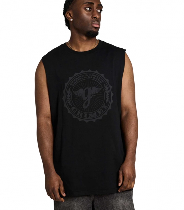 GRMY - Camiseta Negra para Hombre - Chief Watcher Black