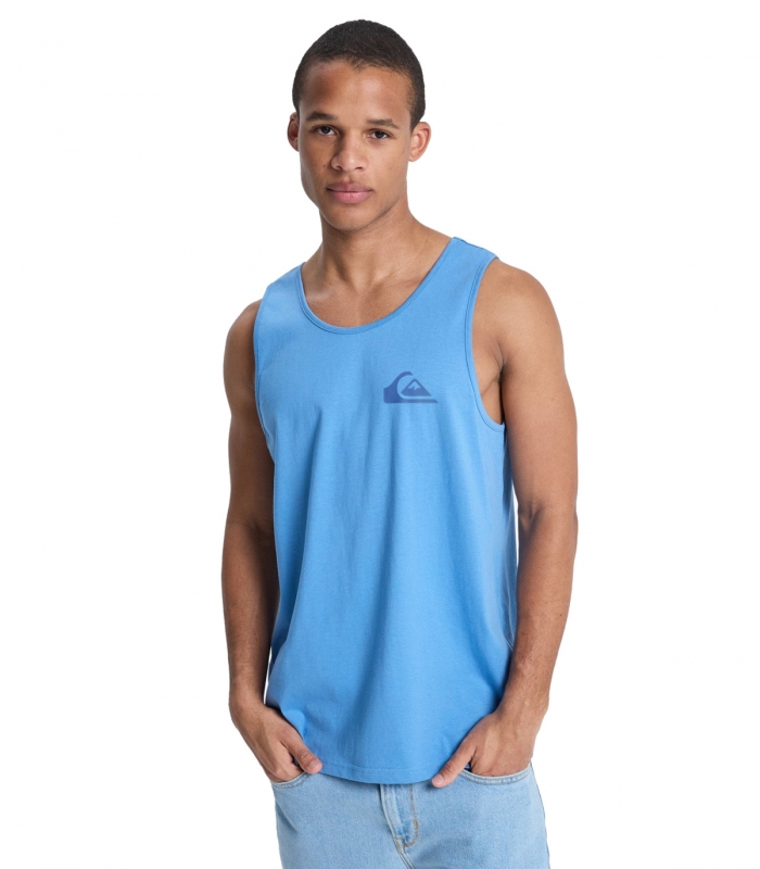 Quiksilver - Camiseta Azul para Hombre - Comp Logo Tank