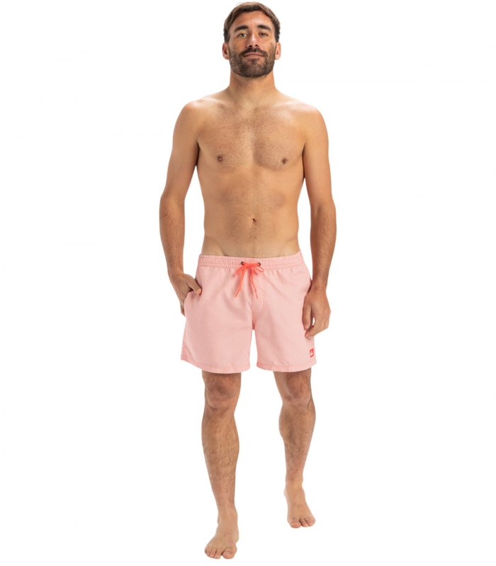Quiksilver - Bañador Rosa para Hombre - Deluxe Volley