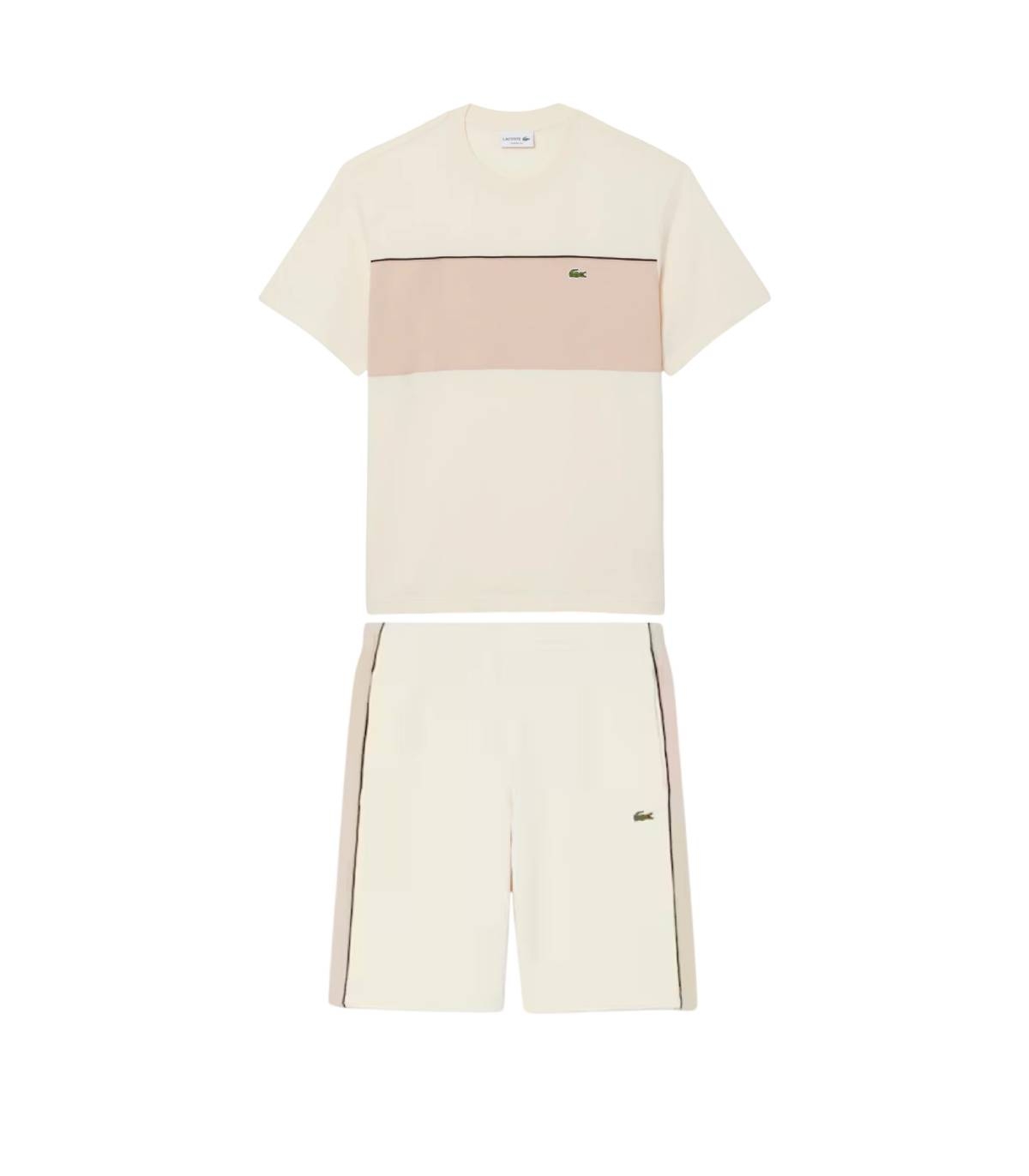 Lacoste - Conjunto Beige para Hombre