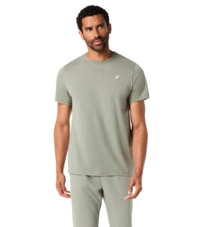 Asics - Camiseta Verde para Hombre - Aspiral Embroidery