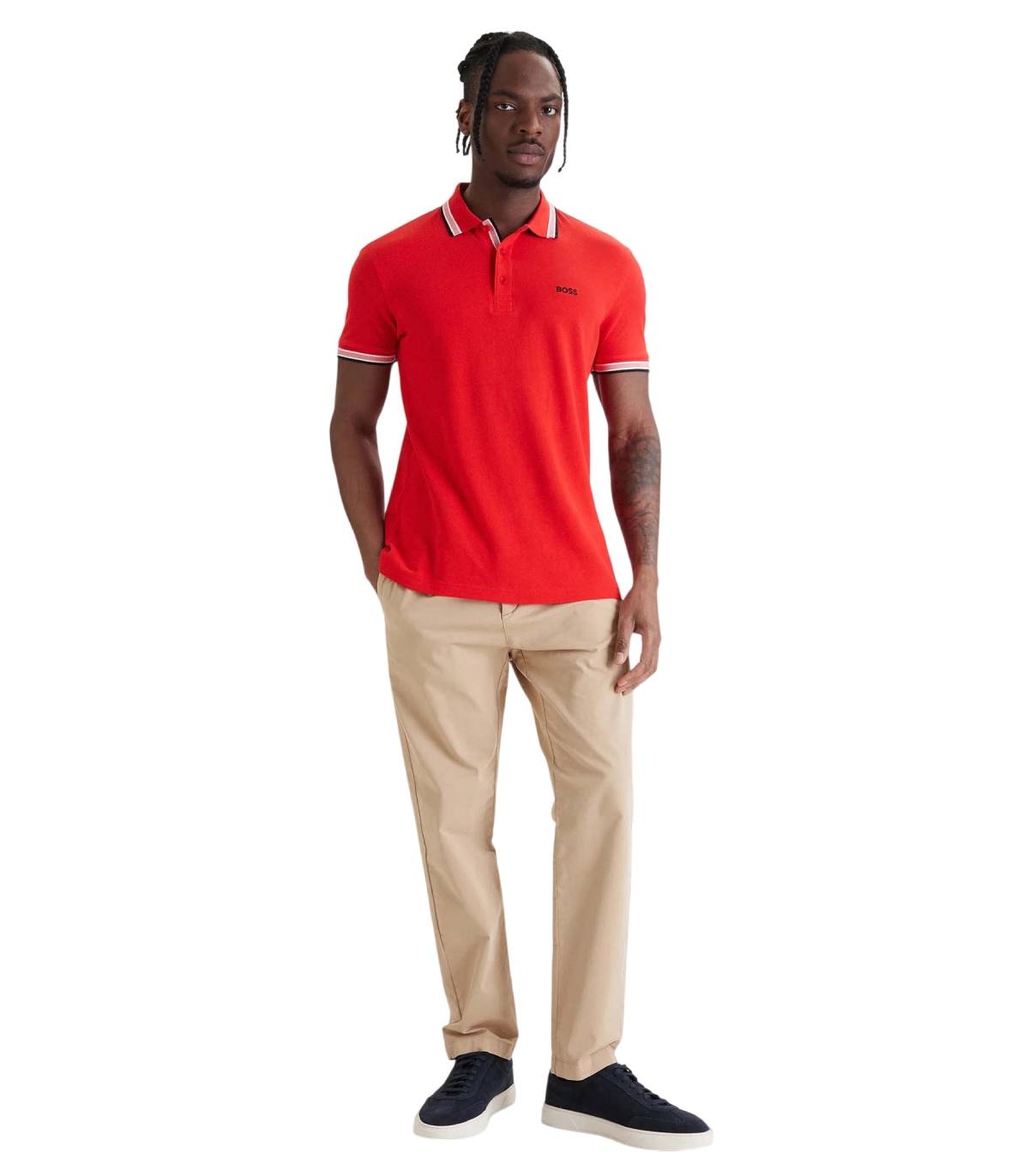 Boss - Polo Rojo para Hombre