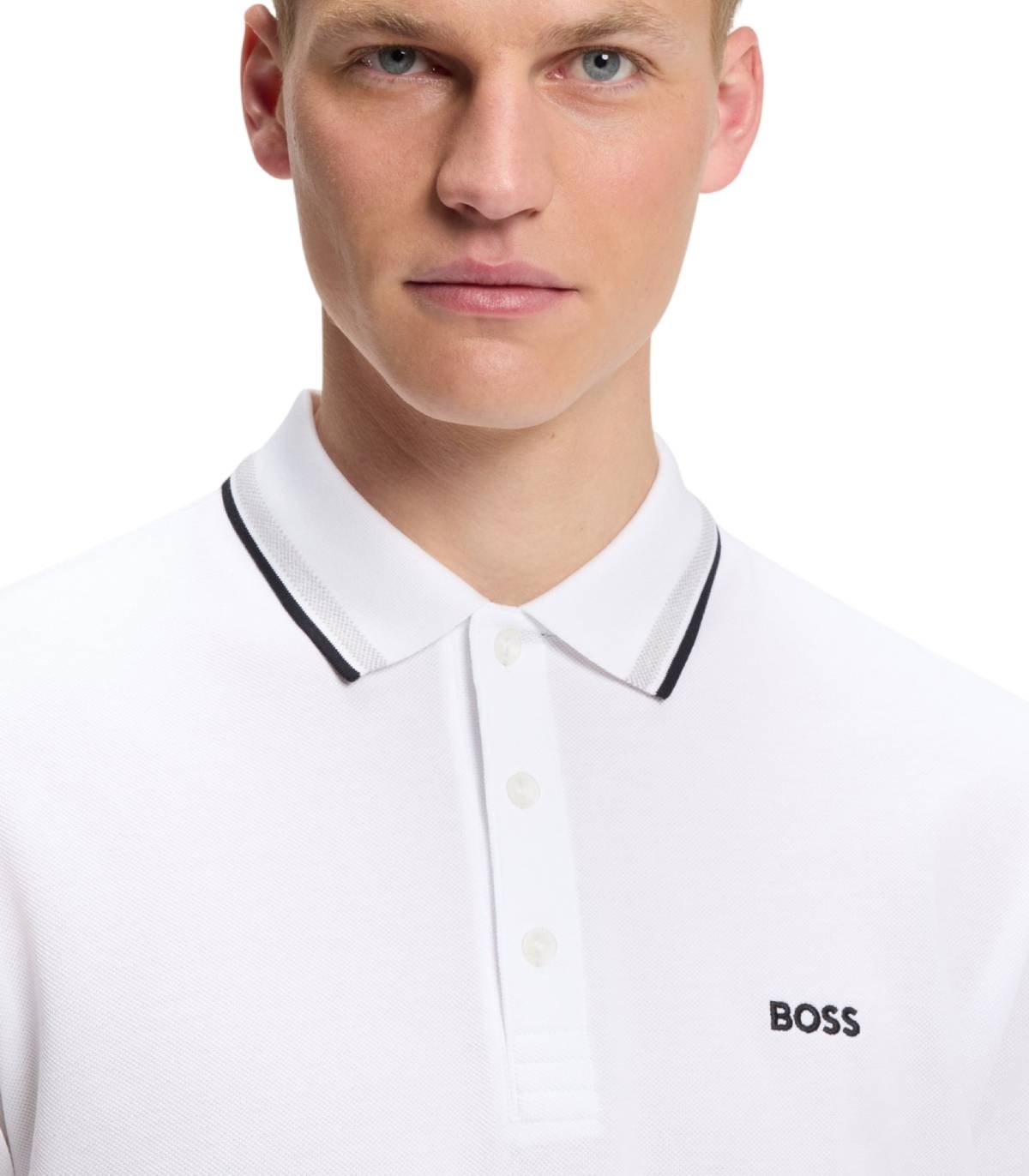 Boss - Polo Celeste para Hombre