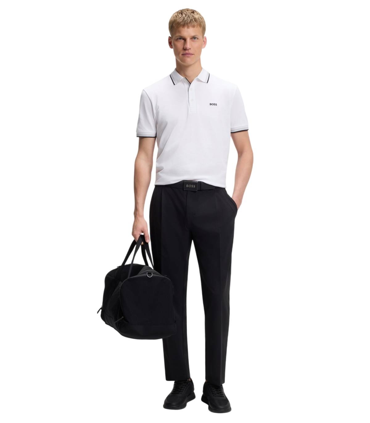 Boss - Polo Celeste para Hombre