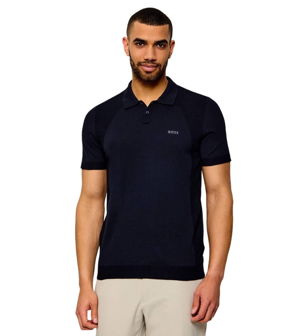 Boss - Polo Azul Marino para Hombre