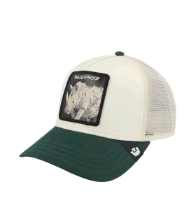 Goorin - Gorra Blanca y Negra Unisex - Bulletproof