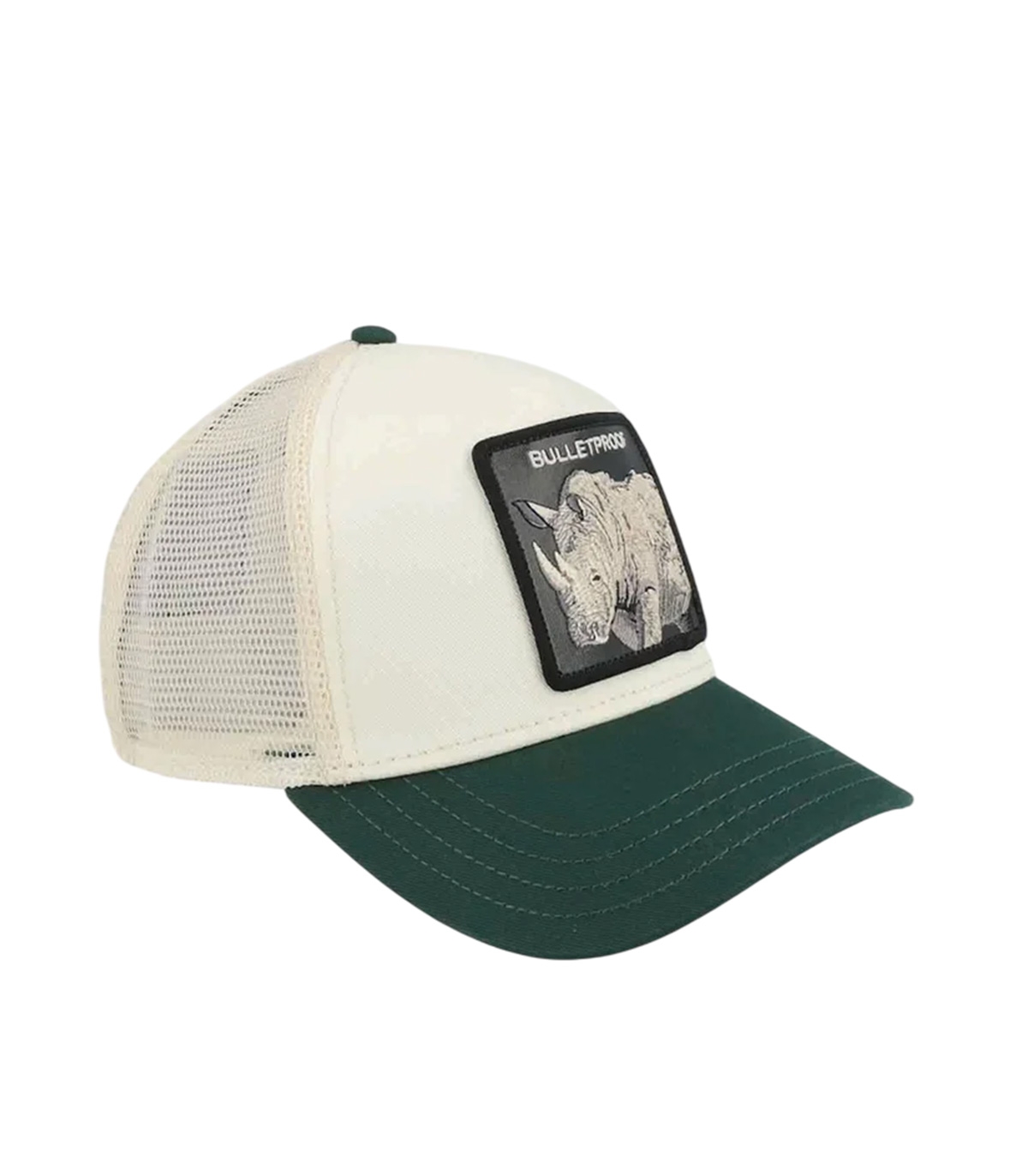 Goorin - Gorra Blanca y Negra Unisex - Bulletproof
