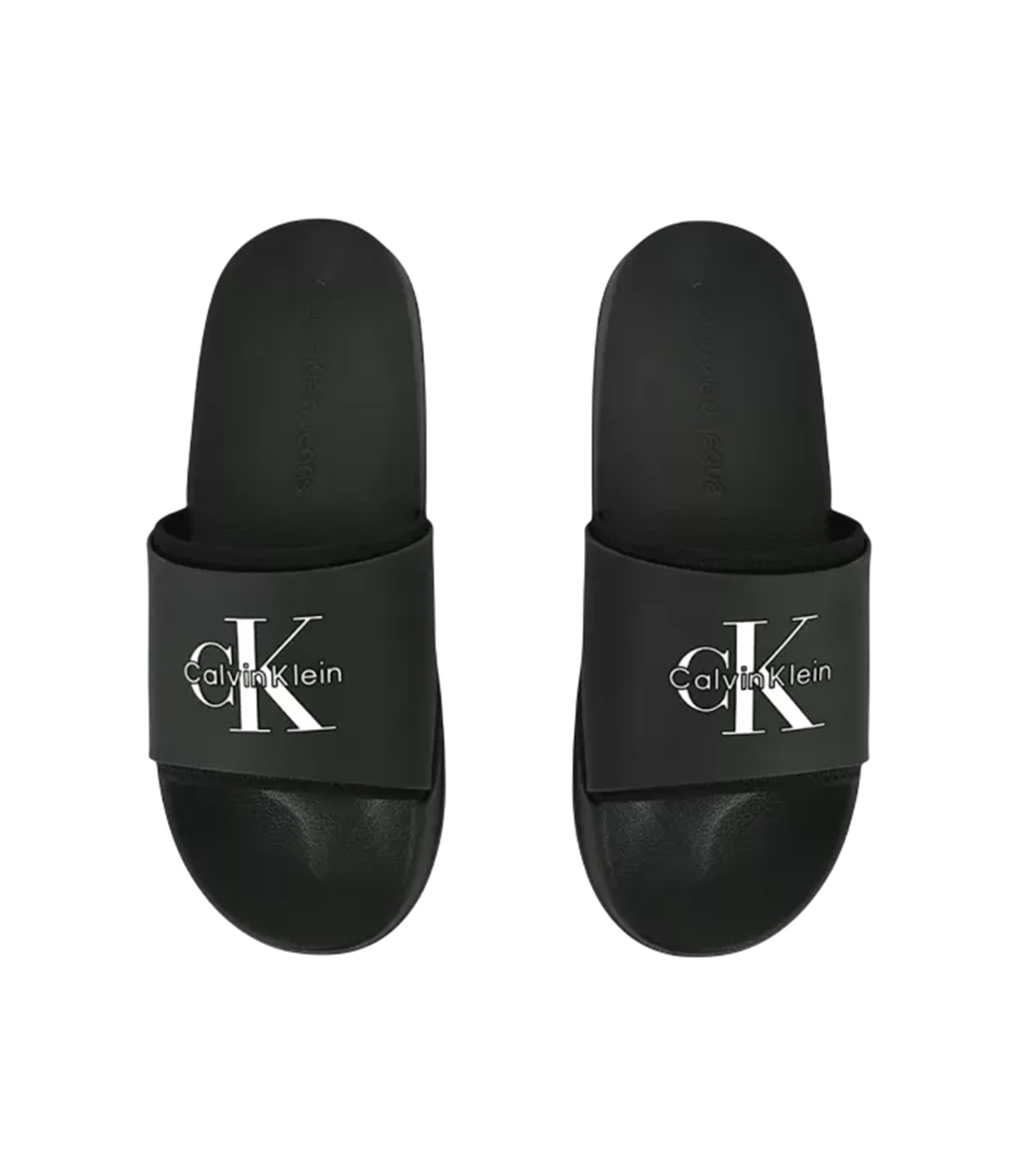 Calvin Klein - Chanclas Negras para Hombre - Slide Rubber