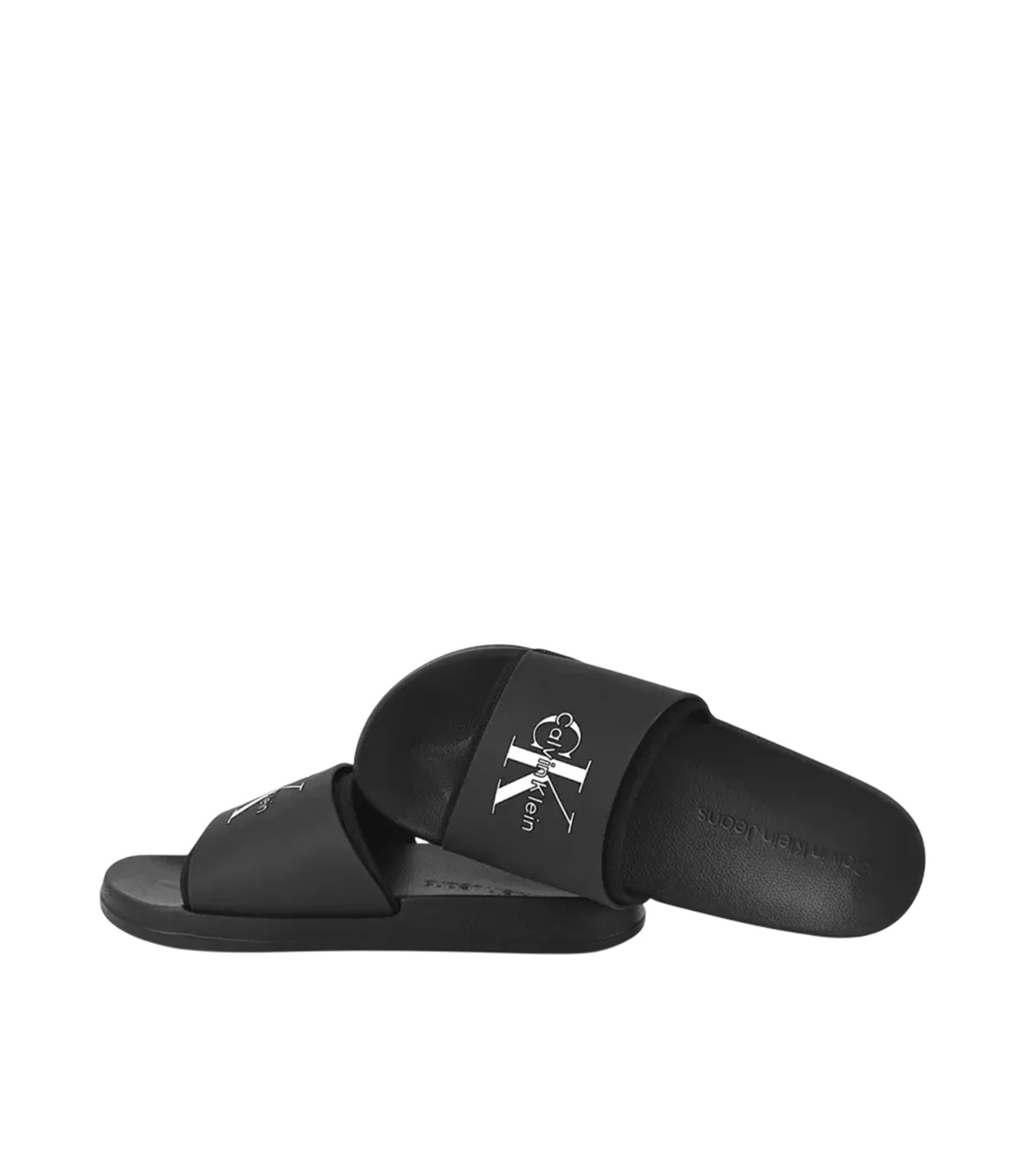 Calvin Klein - Chanclas Negras para Hombre - Slide Rubber