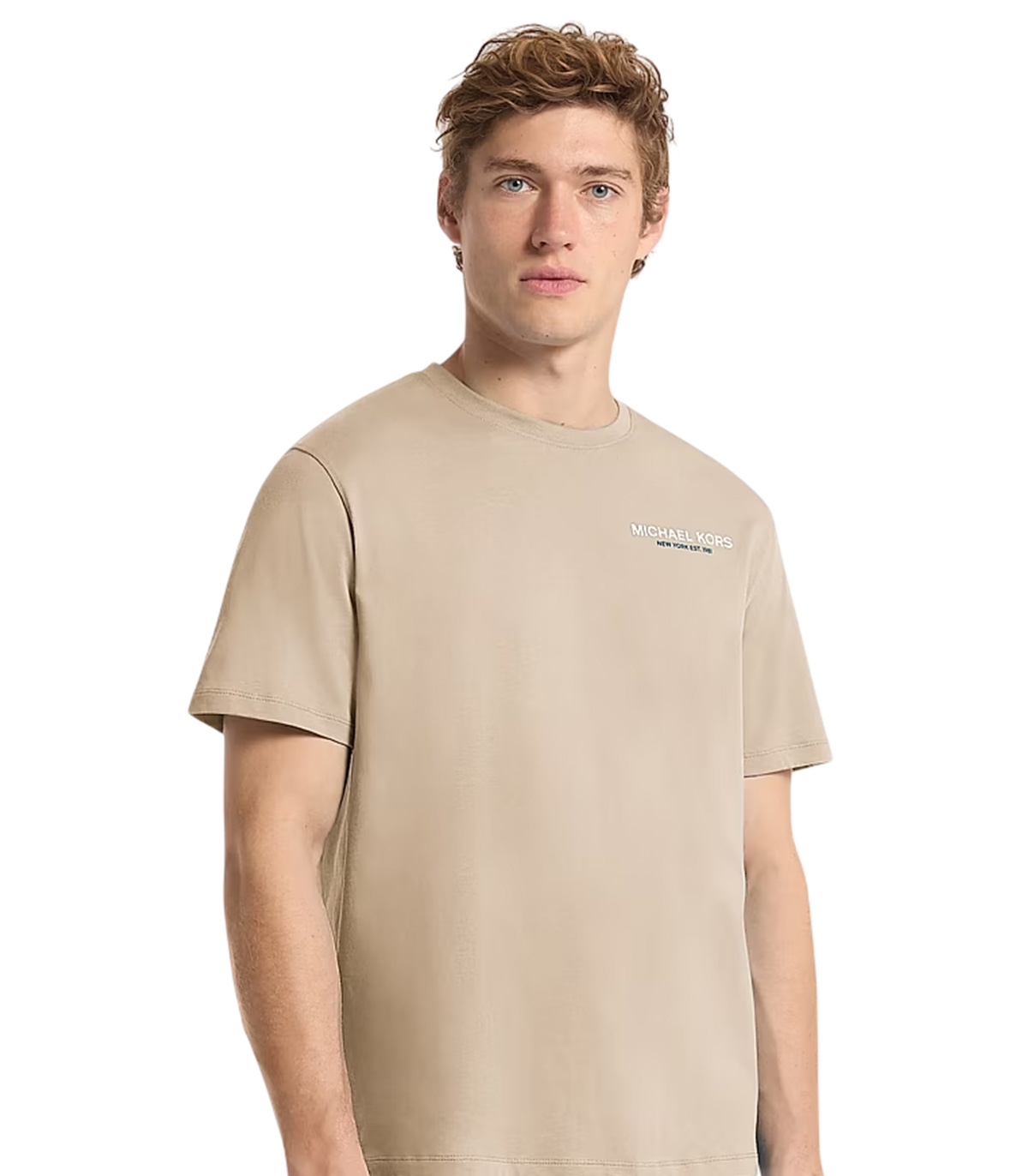Michael Kors - Camiseta Beige para Hombre - Graphic Logo
