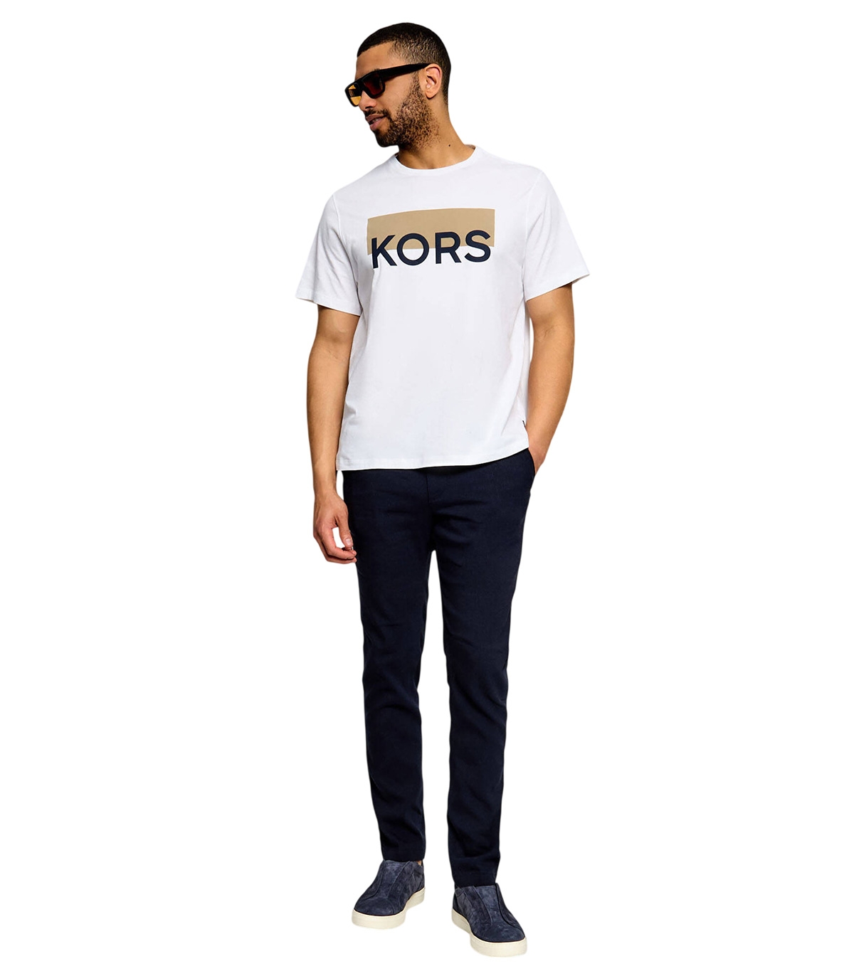 Michael Kors - Camiseta Blanca para Hombre - Print