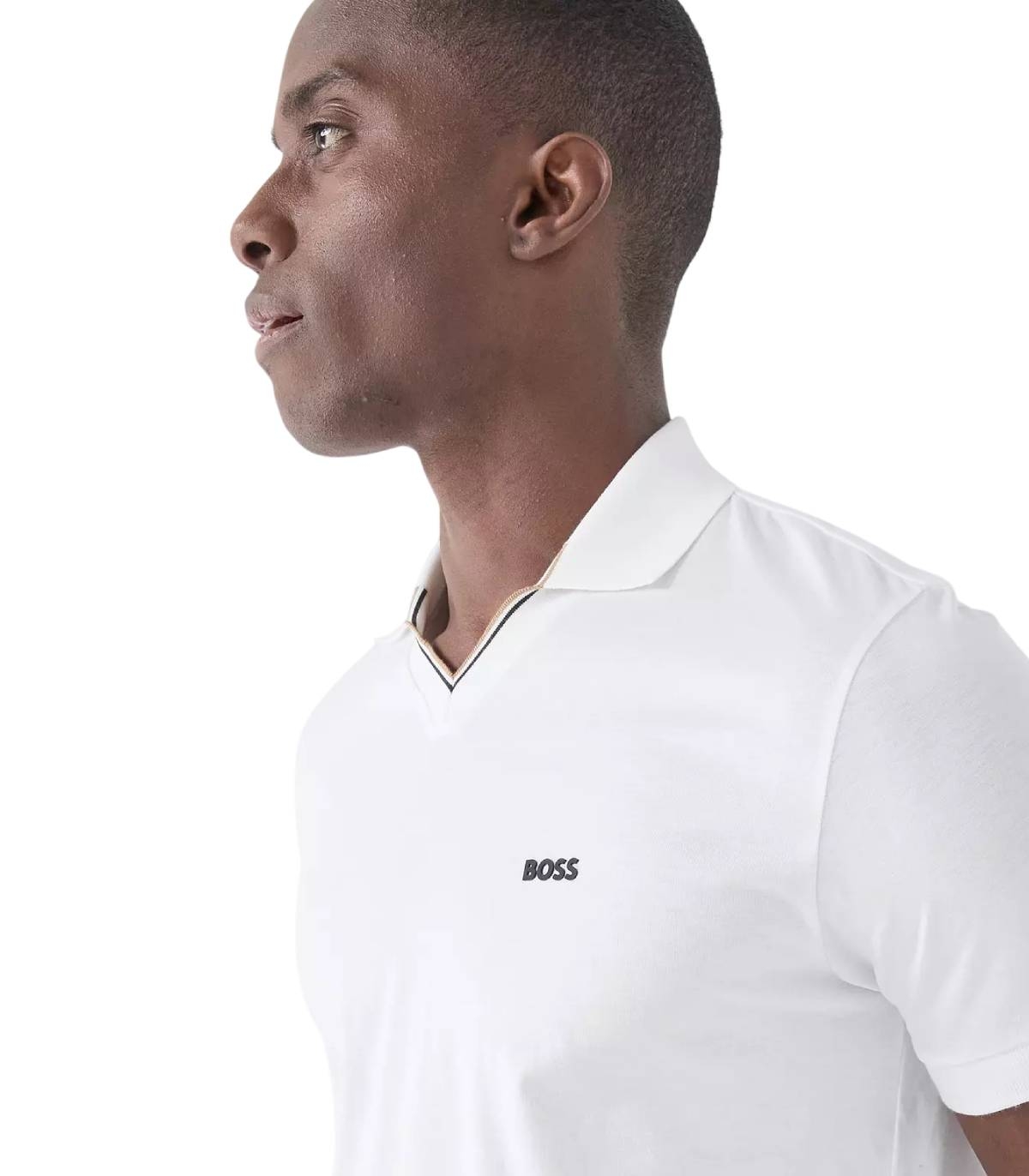 Boss - Polo Blanco para Hombre