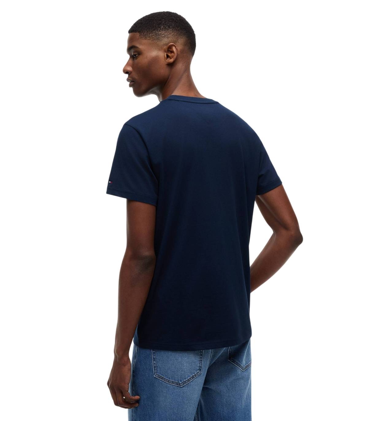Tommy Jeans - Camiseta Azul Marino para Hombre - Regular Fit
