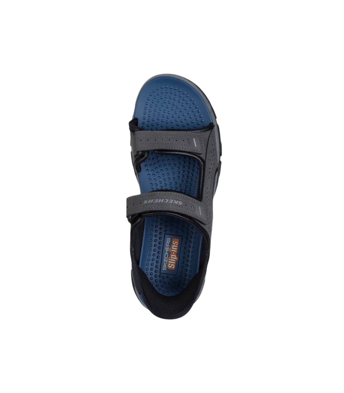 Skechers - Sandalias Grises para Hombre - Relaxed Fit