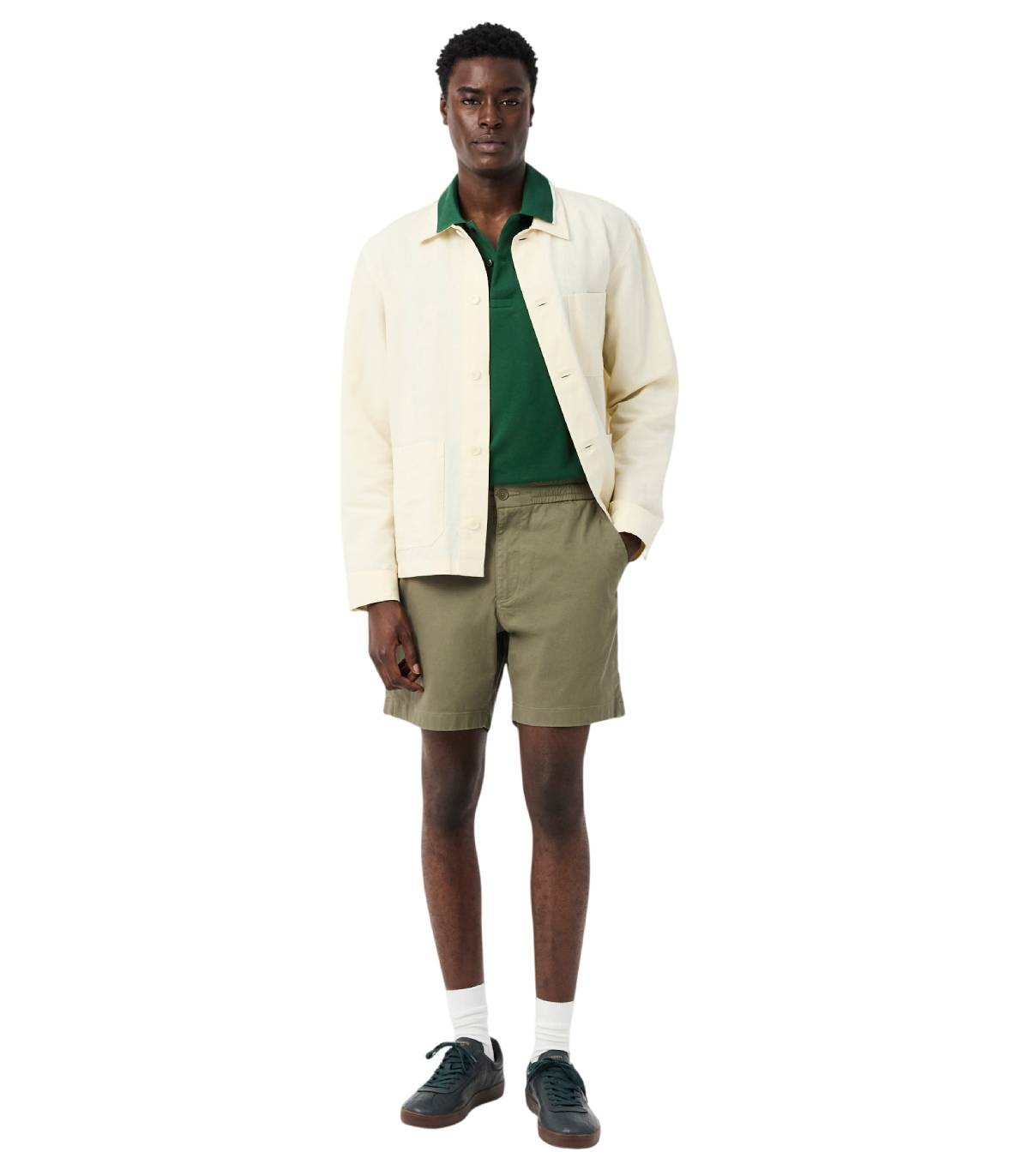 Lacoste - Pantalón Corto Verde para Hombre
