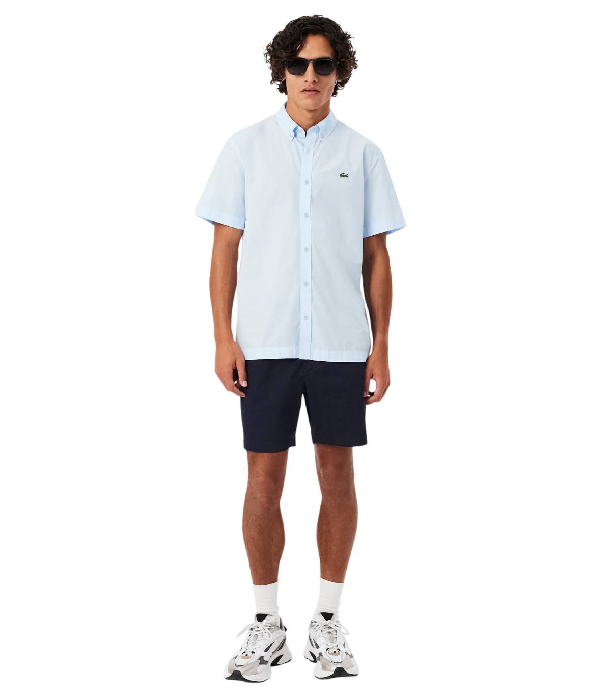 Lacoste - Pantalones Cortos Azul Marino para Hombre