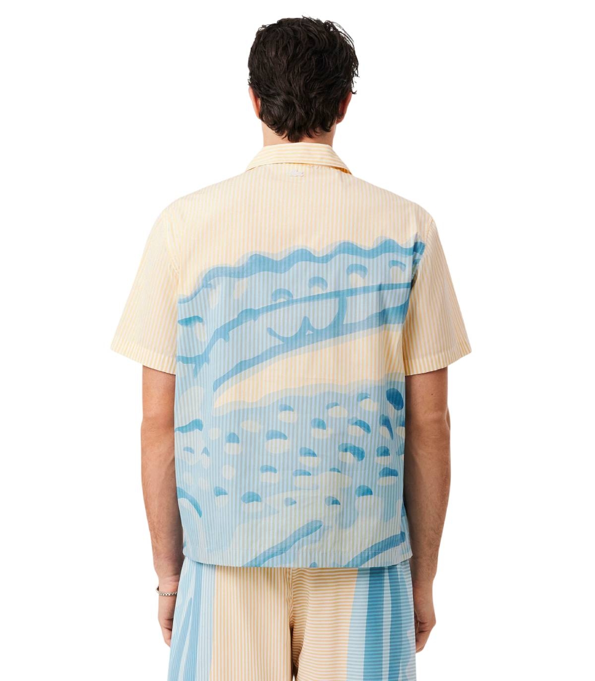 Lacoste - Camisa Amarilla para Hombre