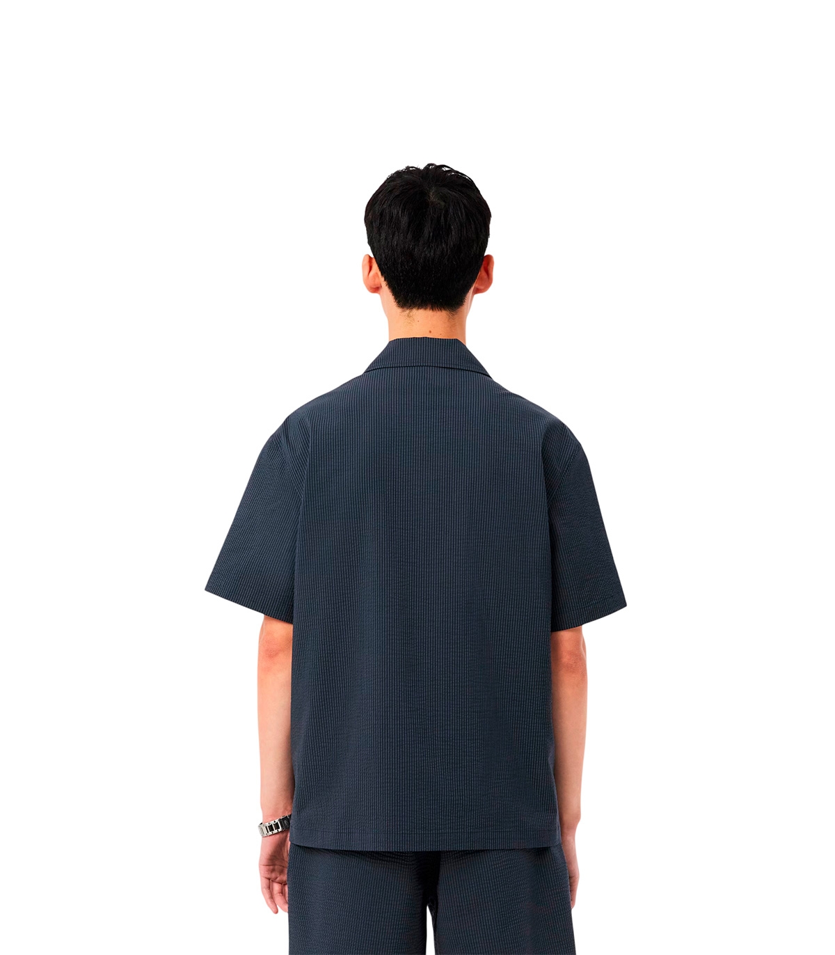 Lacoste - Camiseta Gris de Corte Holgado Para Hombres -