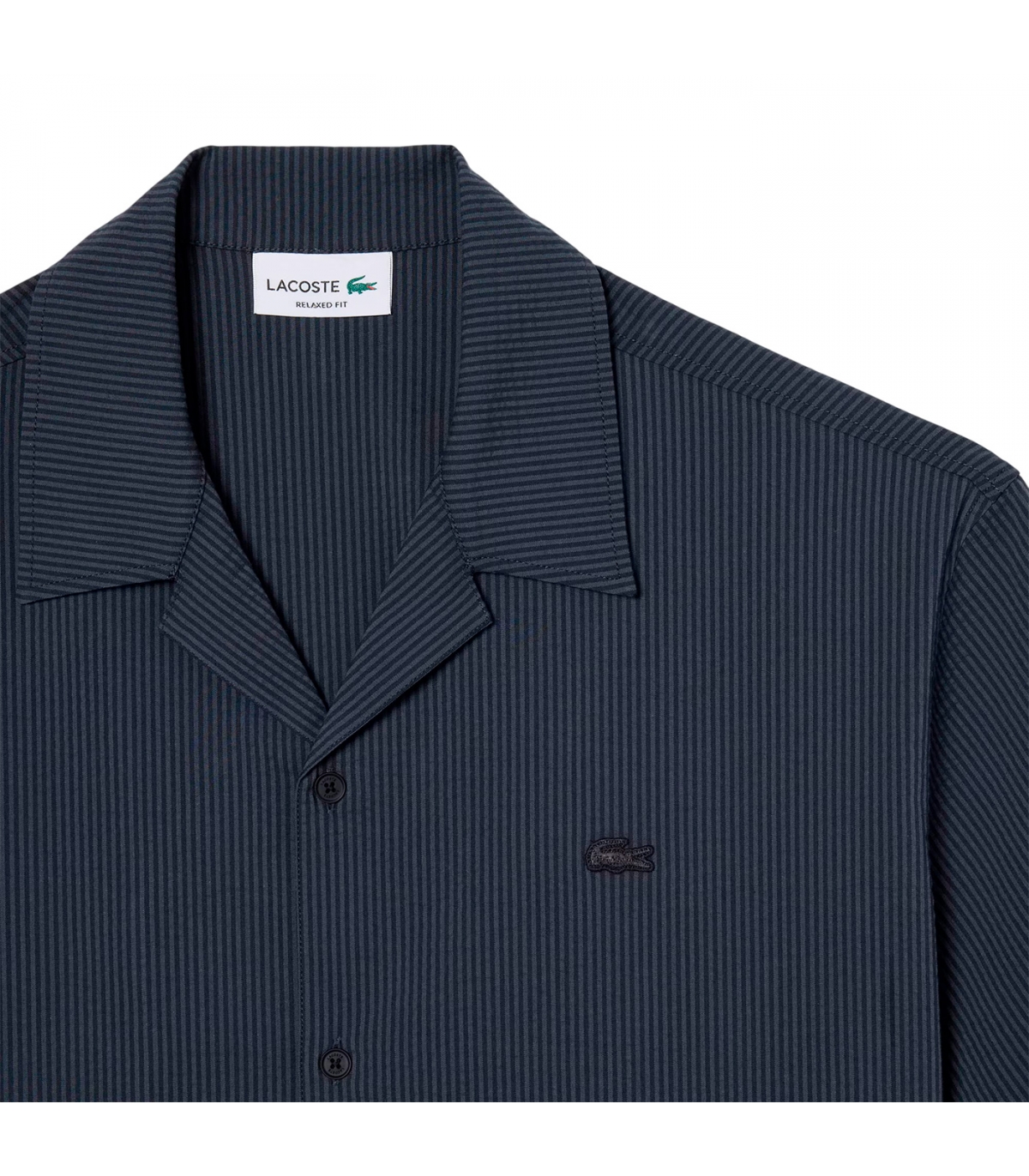 Lacoste - Camiseta Gris de Corte Holgado Para Hombres -