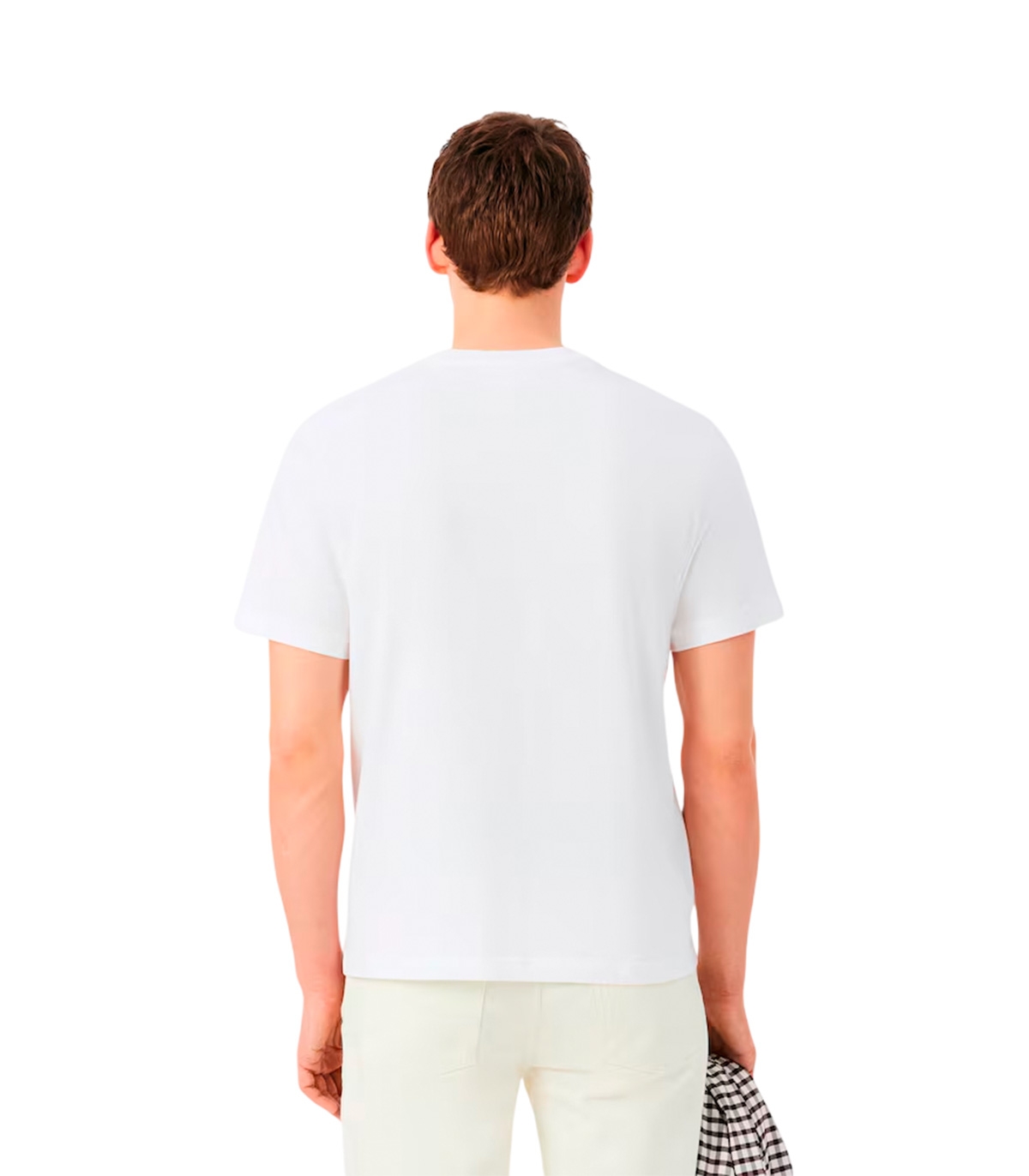 Lacoste - Camiseta Blanca Para Hombres