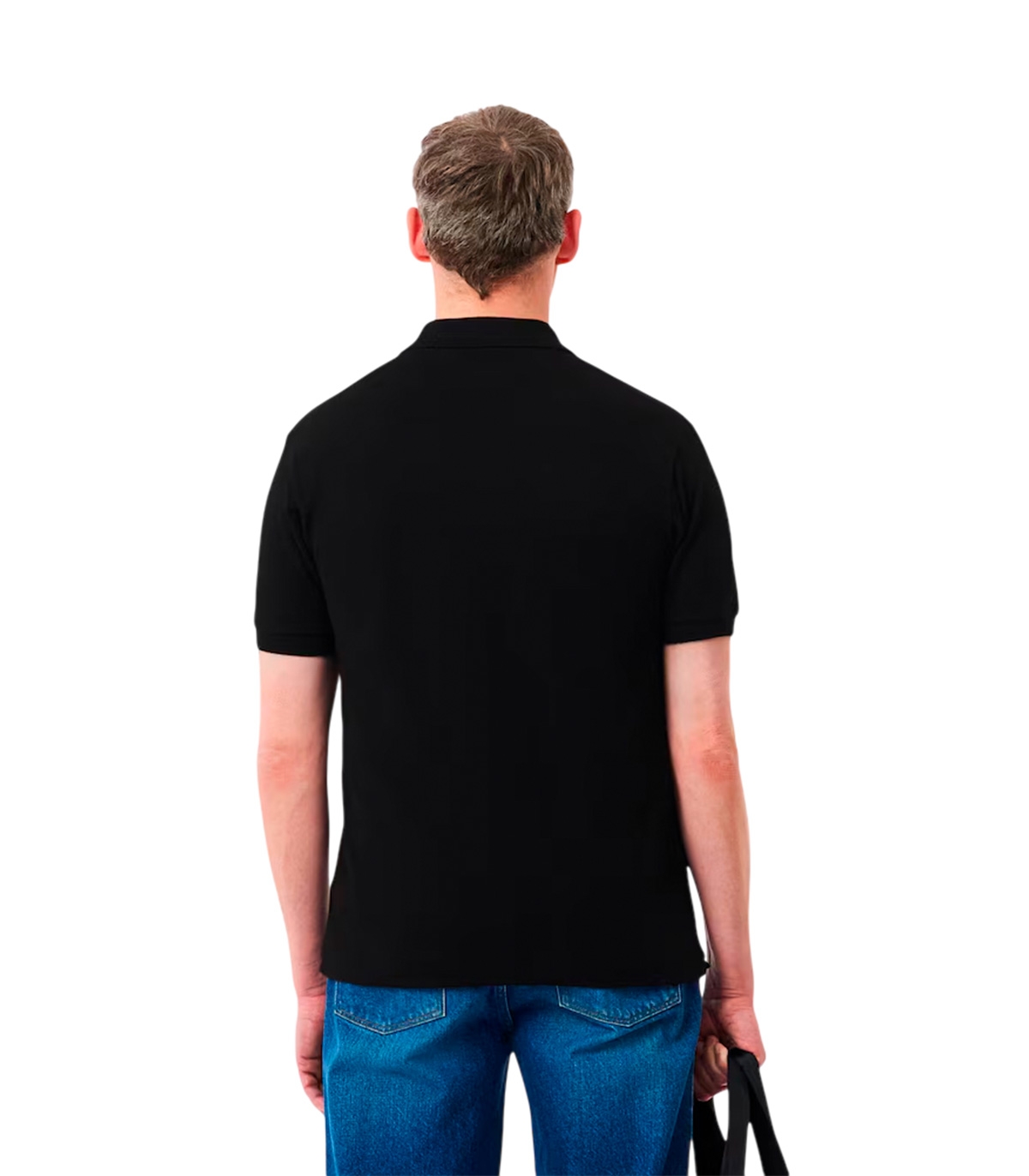 Lacoste - Polo Negro Clásico Para Hombres