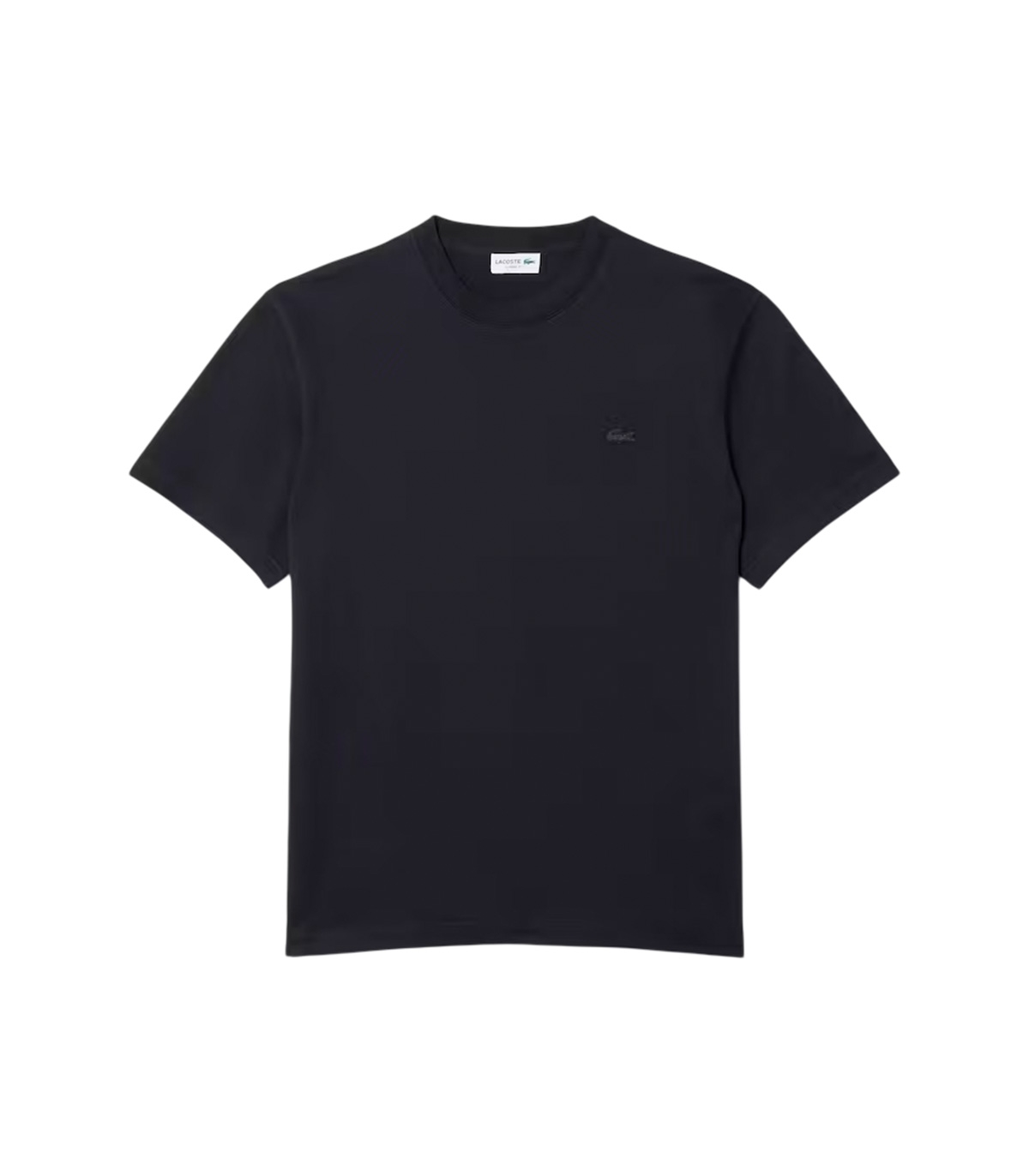 Lacoste - Camiseta Negra Con Estampado para Hombre