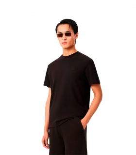 Lacoste - Camiseta Marrón Texturizada Para Hombres