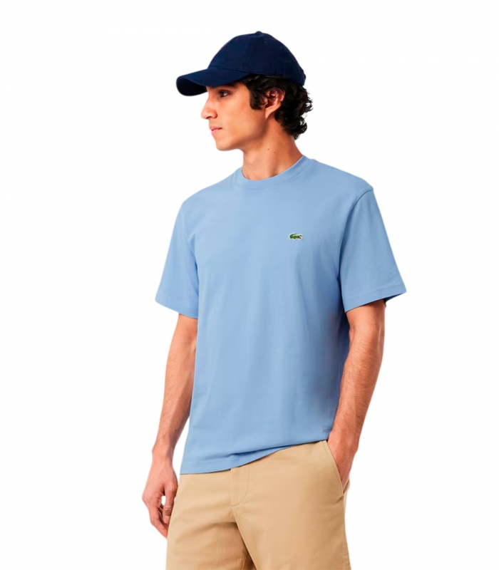 Lacoste - Camiseta Azul Claro Para Hombre