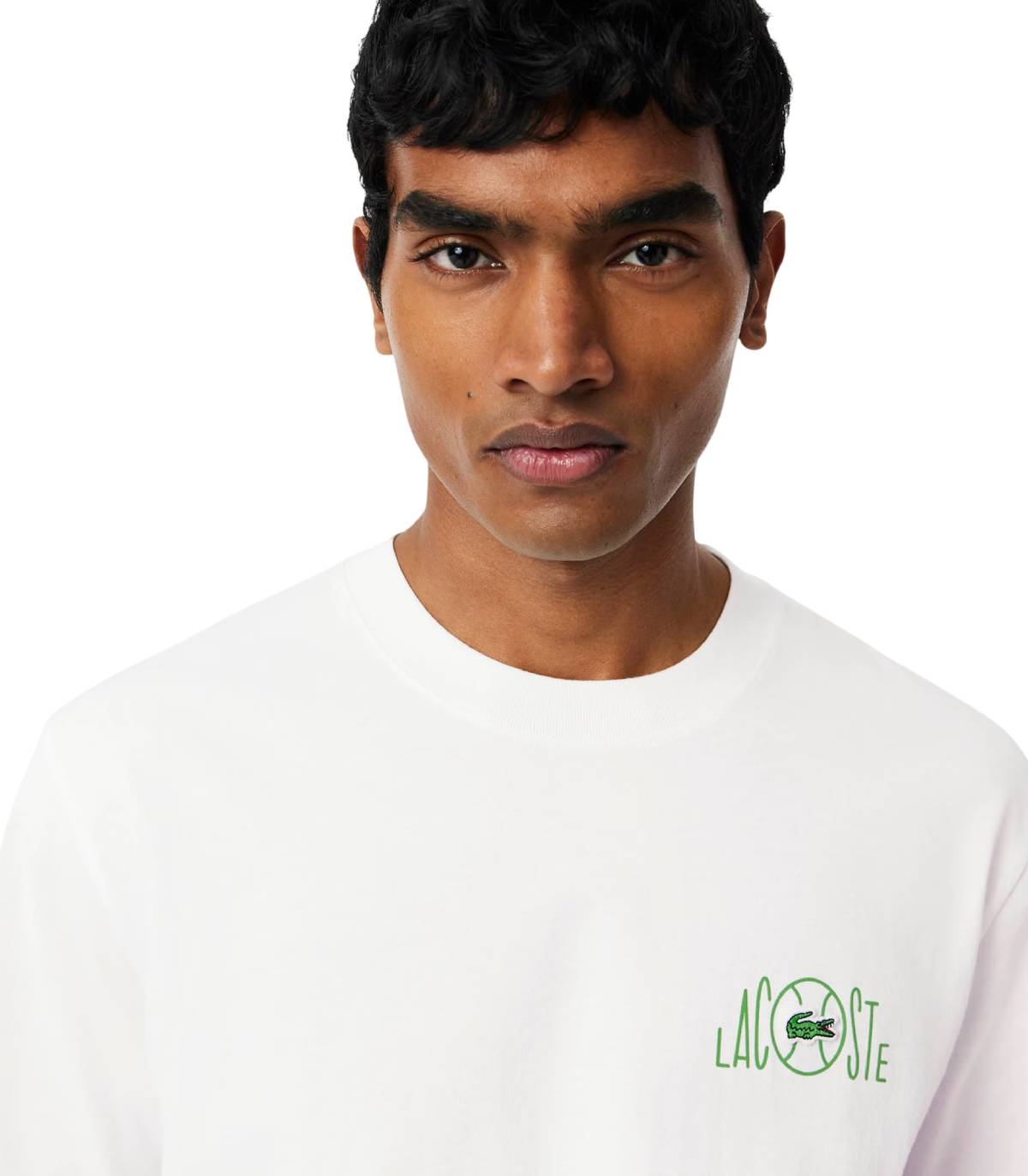 Lacoste - Camiseta Blanca para Hombre