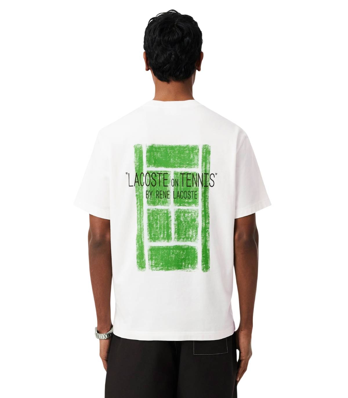 Lacoste - Camiseta Blanca para Hombre