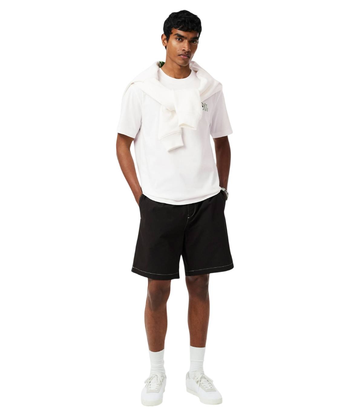 Lacoste - Camiseta Blanca para Hombre