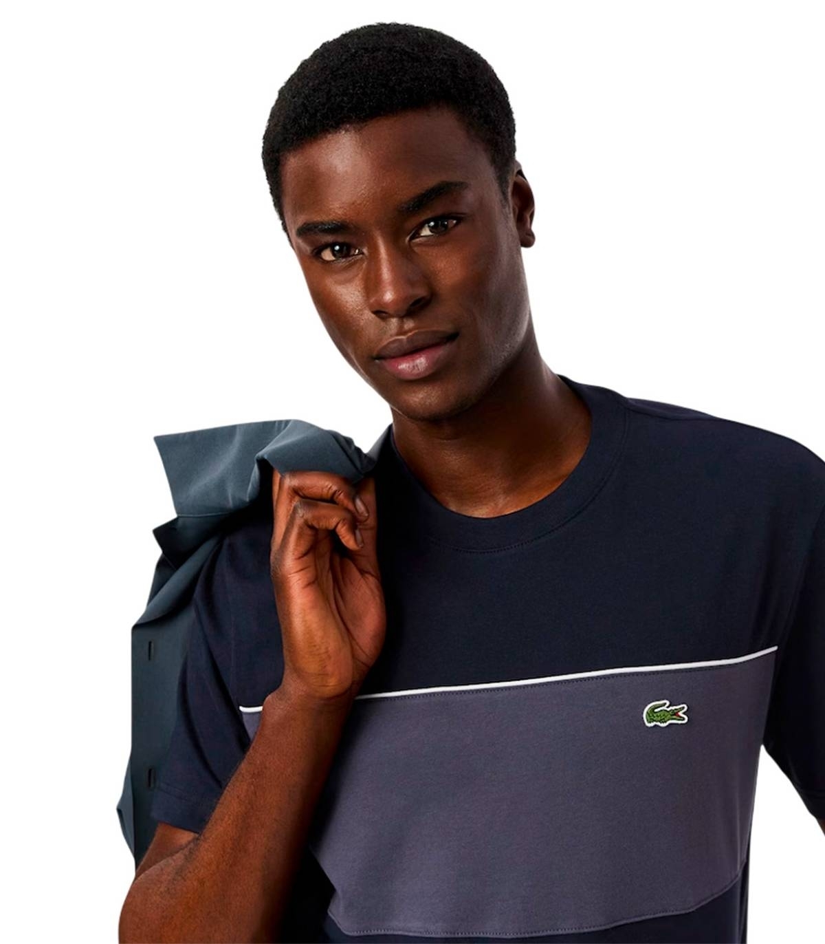 Lacoste - Camiseta Negra para Hombre