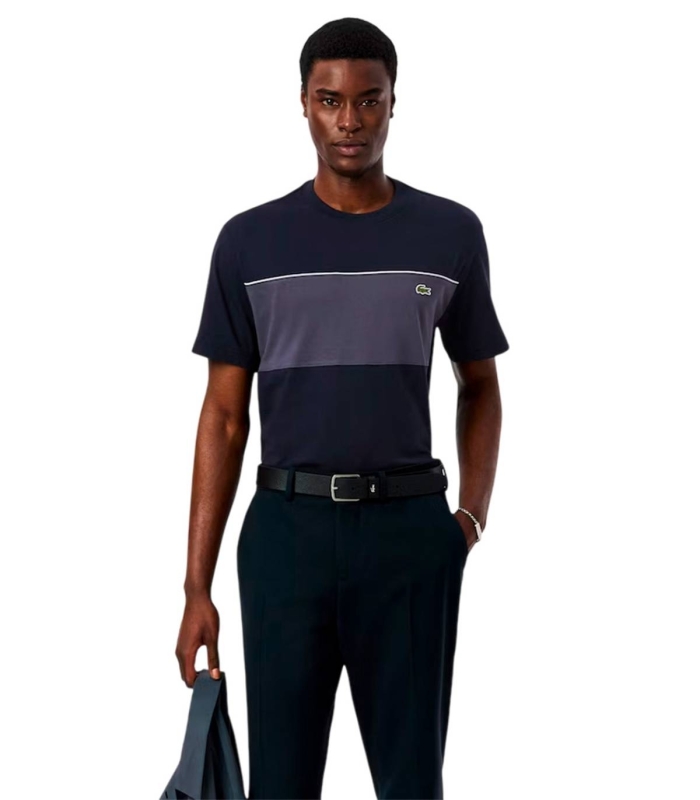 Lacoste - Camiseta Negra para Hombre