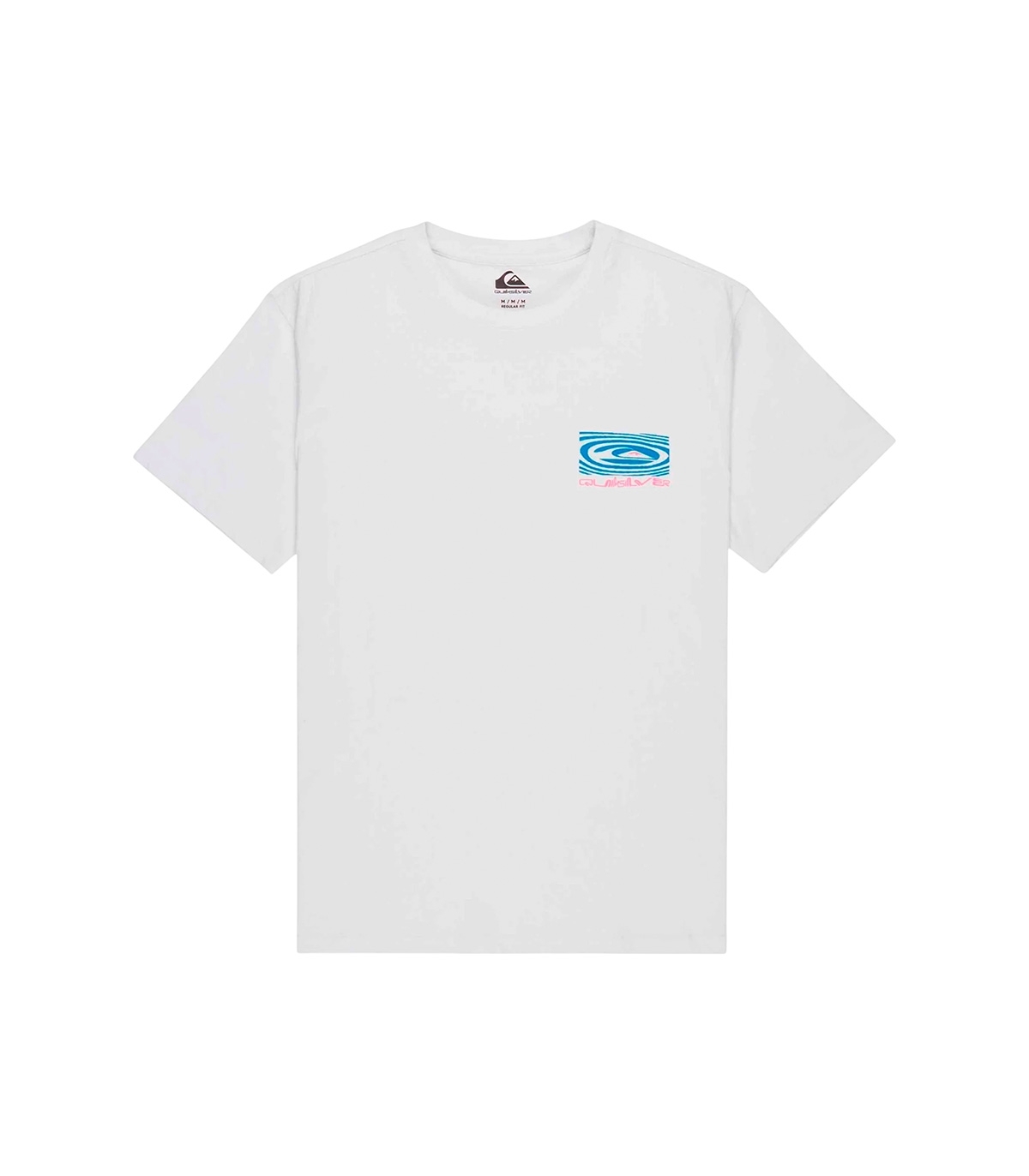 Quiksilver - Camiseta Blanca para Hombre - Ripples