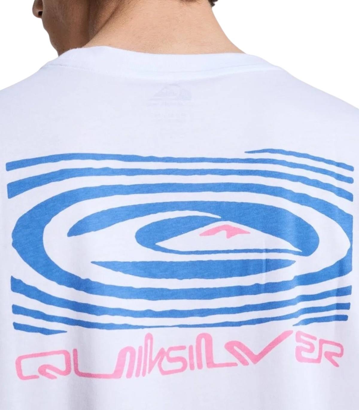 Quiksilver - Camiseta Blanca para Hombre - Ripples