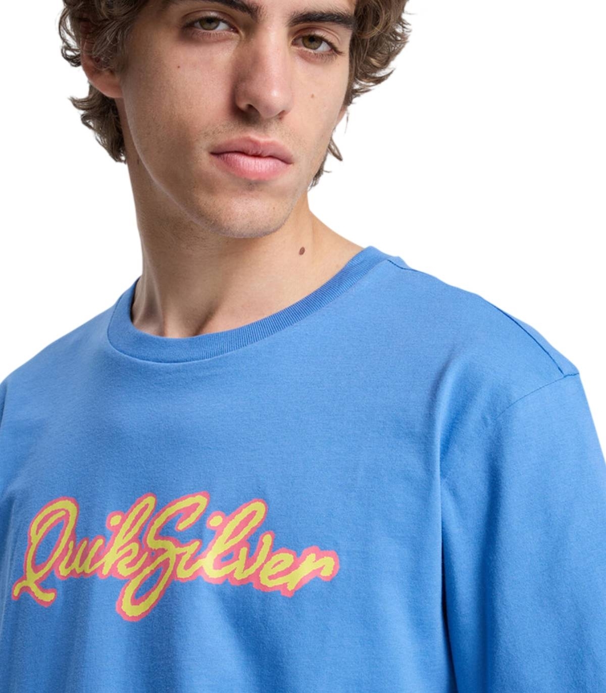 Quiksilver - Camiseta Azul para Hombre - Malibu