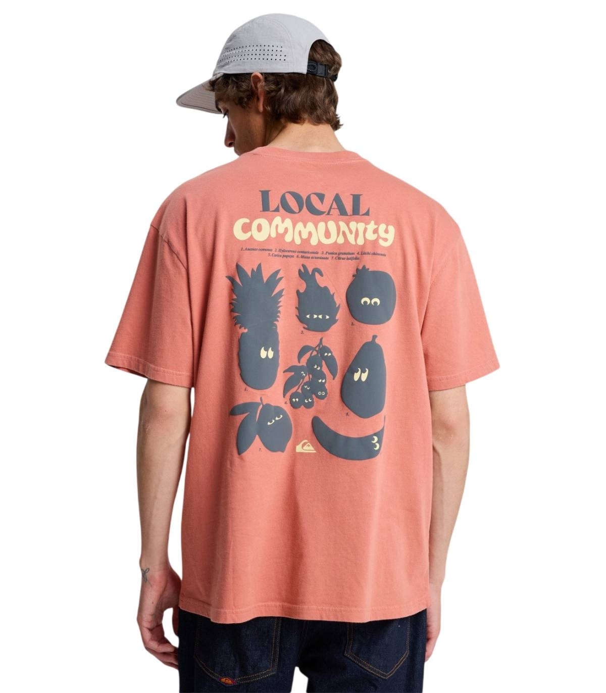 Quiksilver - Camiseta Naranja para Hombre - Fruits Tide