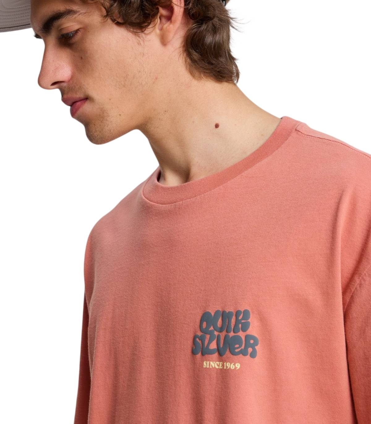 Quiksilver - Camiseta Naranja para Hombre - Fruits Tide