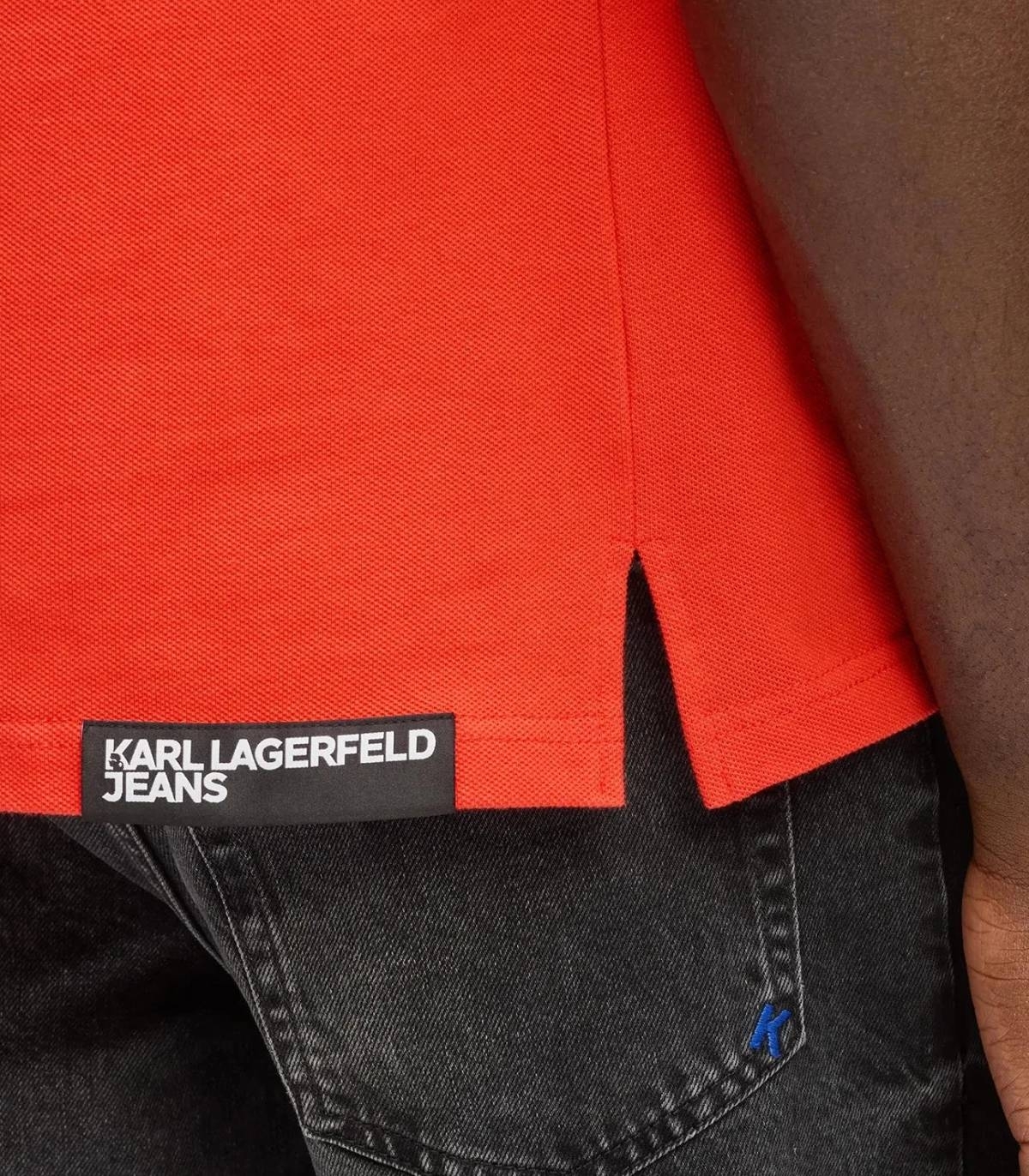 Karl Lagerfeld - Polo Rojo para Hombre