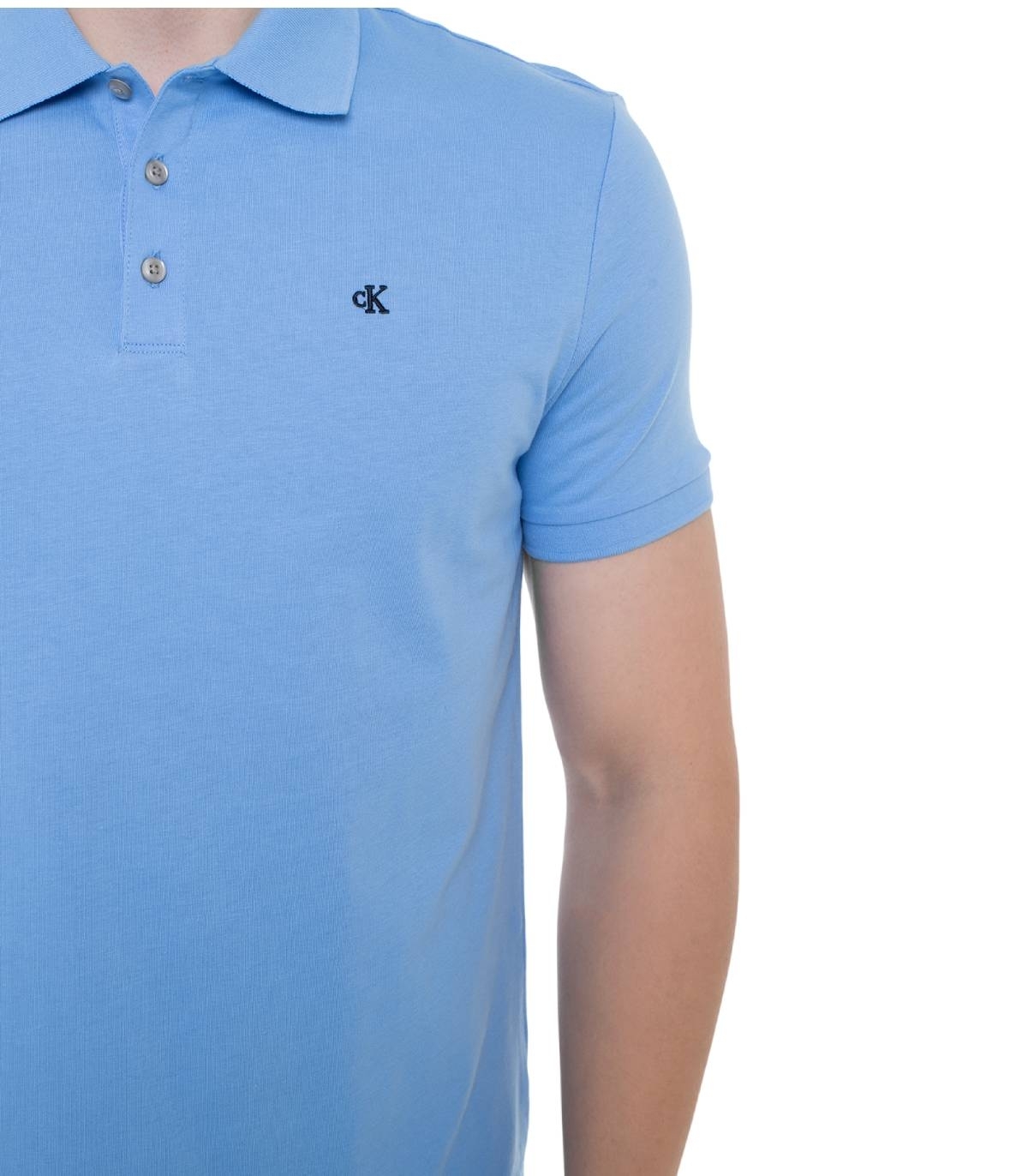 Calvin Klein - Polo Celeste para Hombre