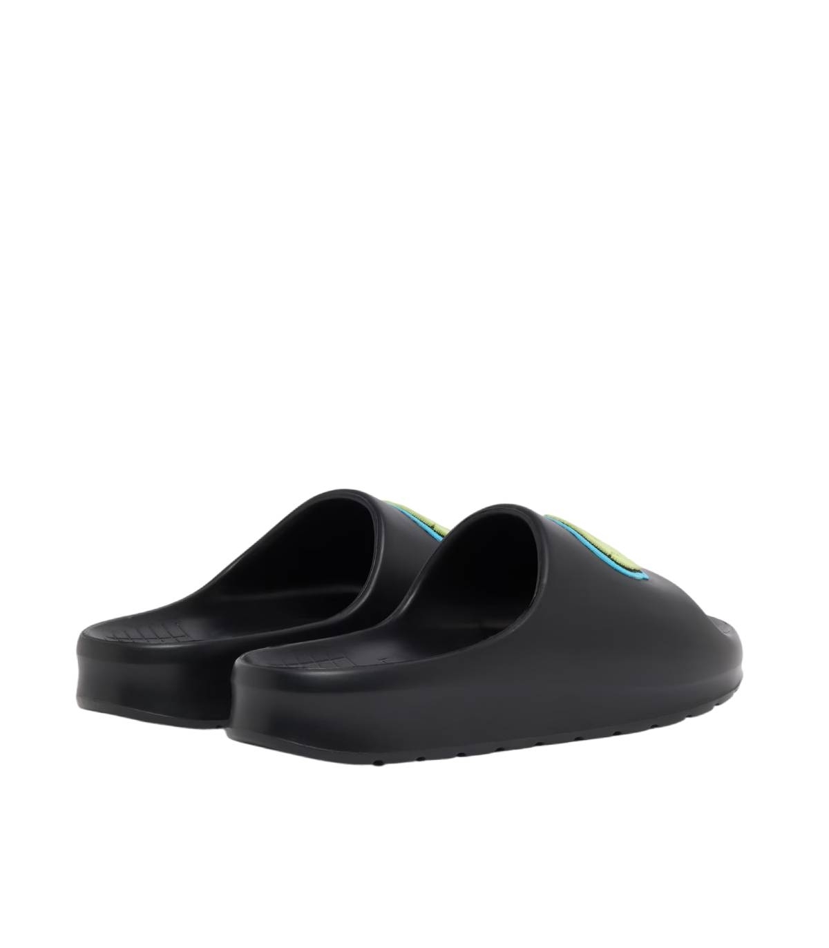 Lacoste - Chanclas Negras para Hombre - Serve Slide 2.0