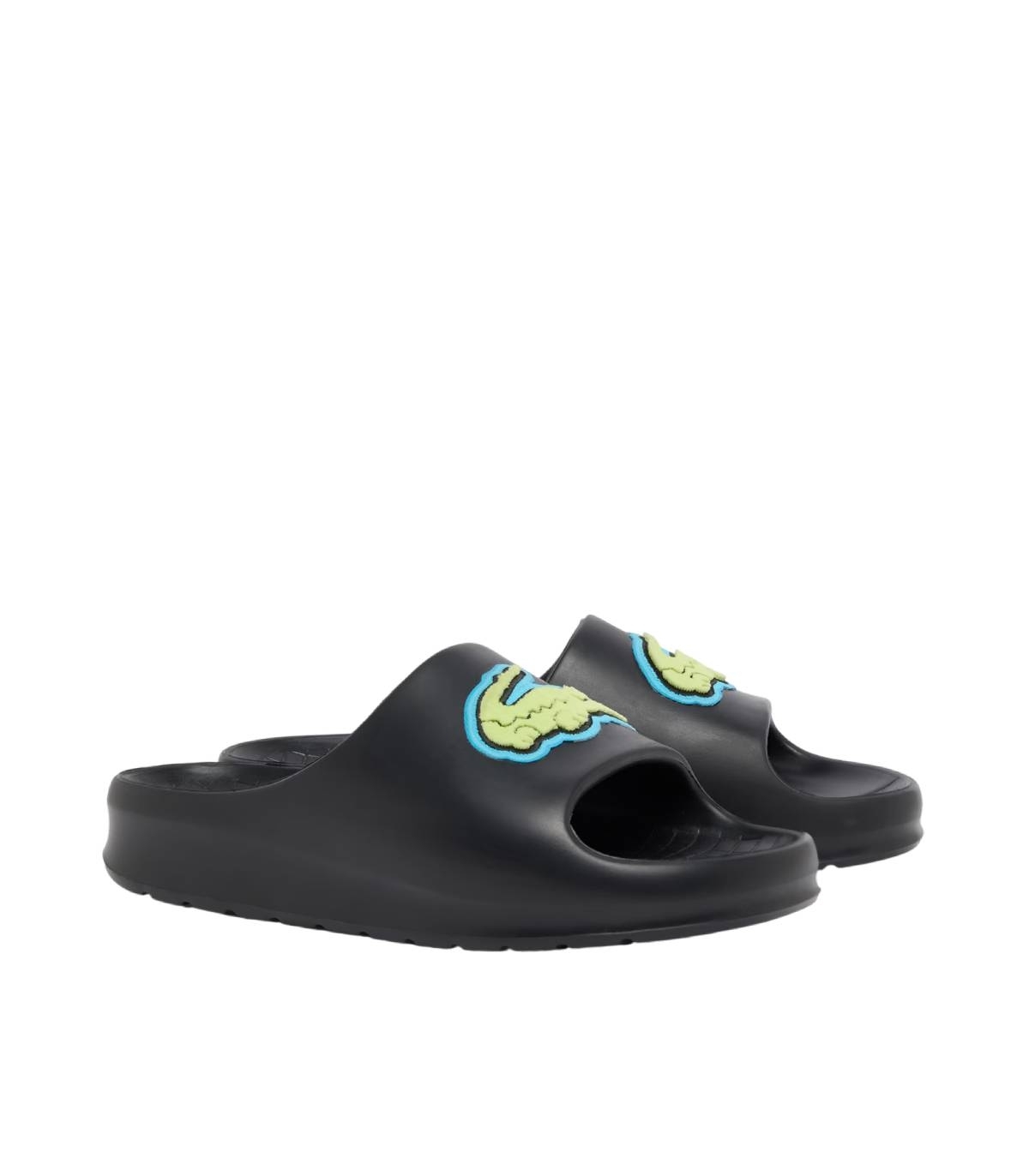 Lacoste - Chanclas Negras para Hombre - Serve Slide 2.0