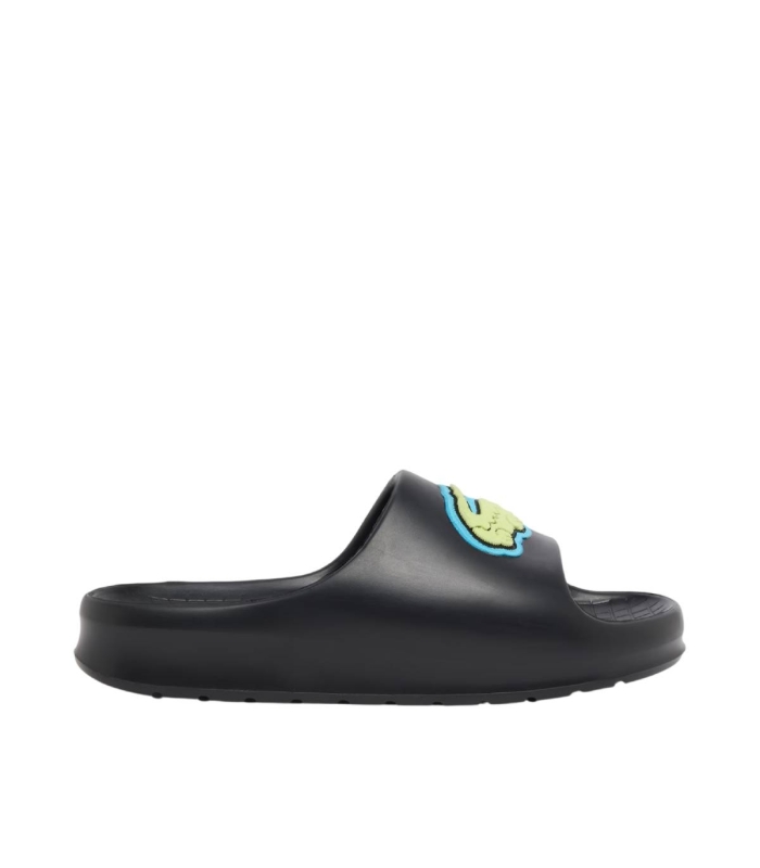 Lacoste - Chanclas Negras para Hombre - Serve Slide 2.0