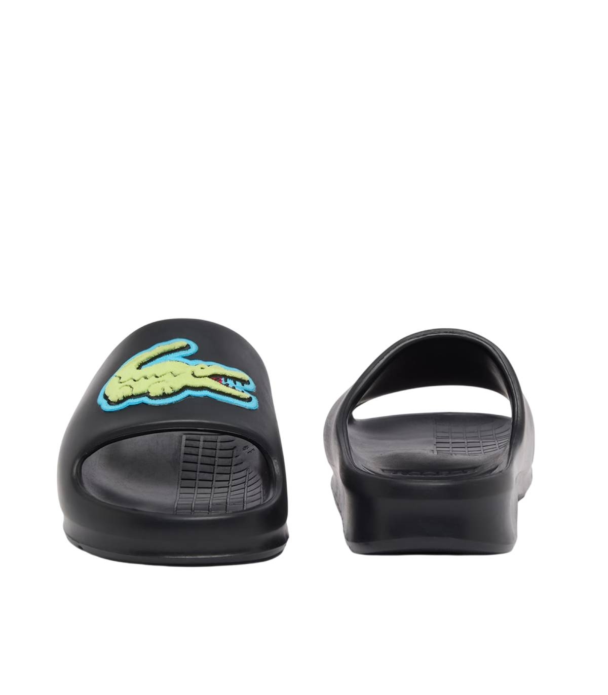 Lacoste - Chanclas Negras para Hombre - Serve Slide 2.0
