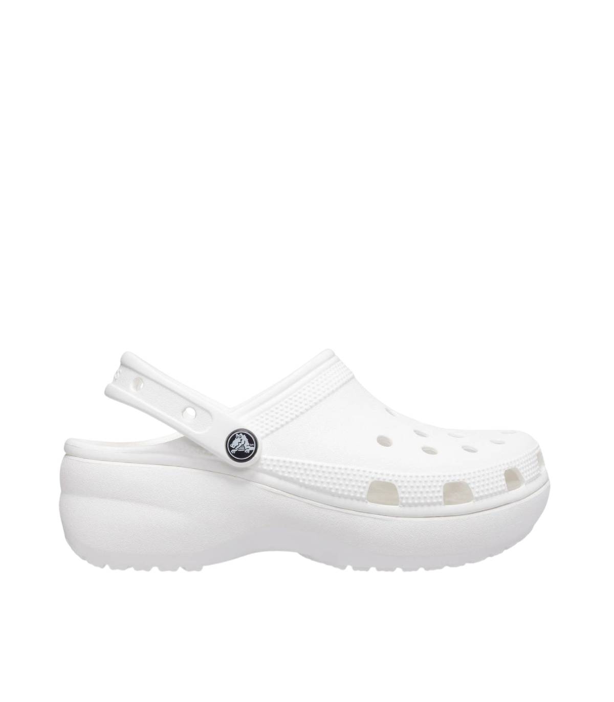 Crocs - Chanclas Beige para Mujer - Classics Plataform