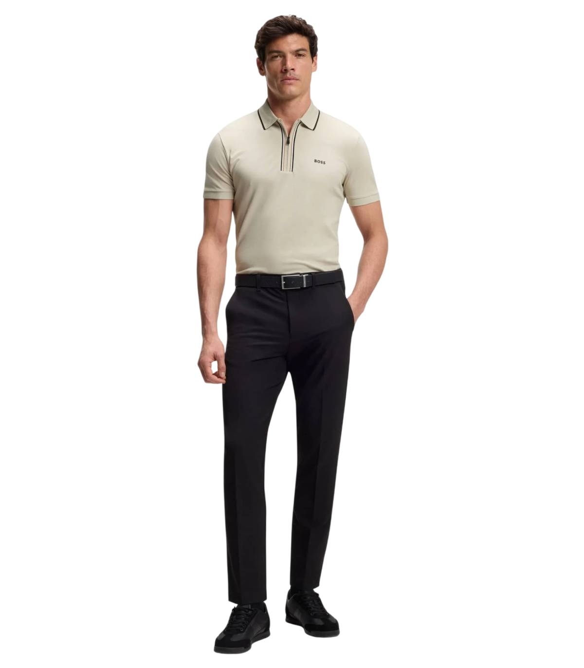 Boss - Polo Beige para Hombre