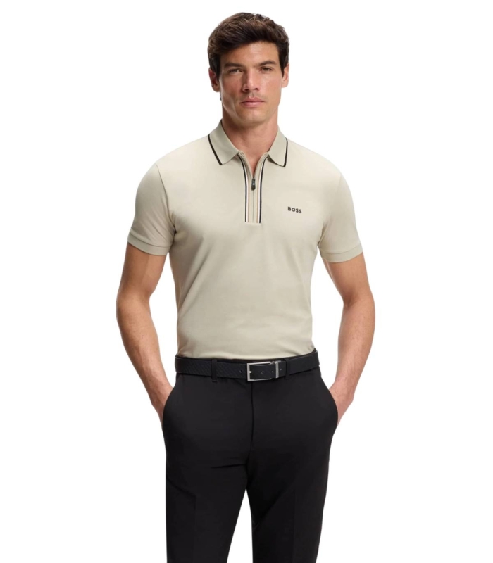 Boss - Polo Beige para Hombre